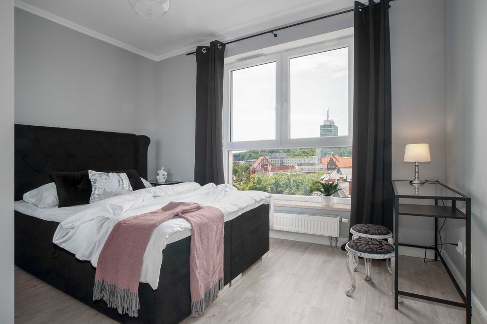 Centrum | Parking + komórka lokatorska | Luksusowe mieszkanie 2-pokojowe z widokiem