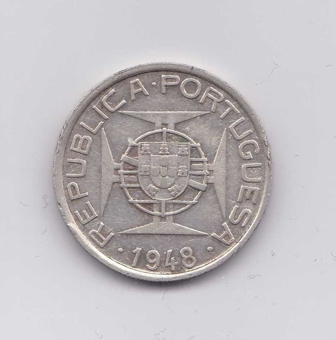 1948 São Tomé e Príncipe 5 escudos prata