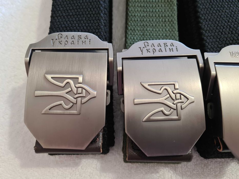 Тактический ремень ТРИЗУБ олива и черный и койот (ЕСТЬ ОПТ)