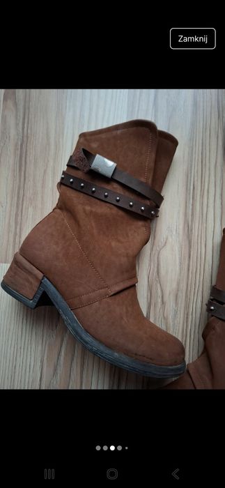 Botki zamszowe r. 37