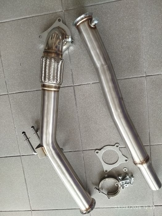 Down Pipe 76 mm Golf 5/6 Scirocco 2.0 TSi
