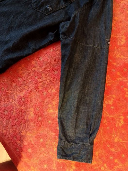 джинсовая рубашка ANGELO LITRICO ХXL состояние новой качество ГЕРМАНИЯ