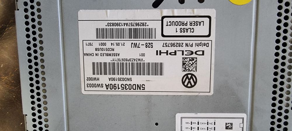 Radio vw scirocco passat