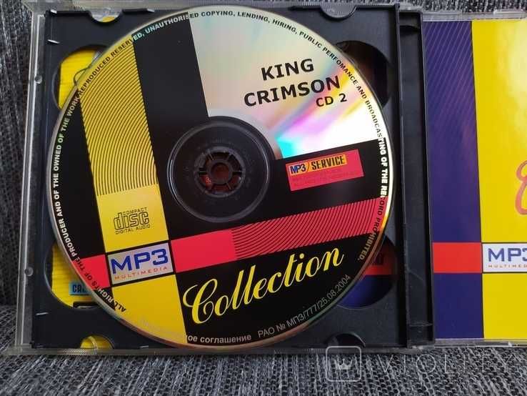 Весь King Crimson & Cenesis. Два двойных CD MP3 диска.