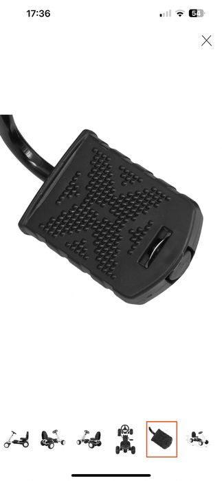 Ramiz, mini gokart z napędem, biały