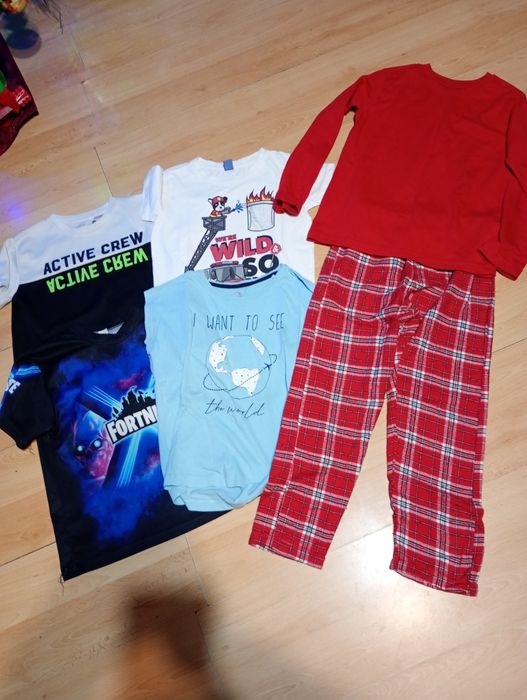 Ubrania chłopięce 128