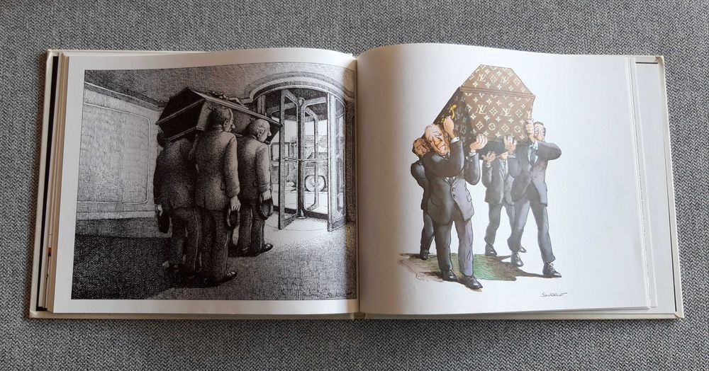 BD em francês "Savoir vivre" de SERRE