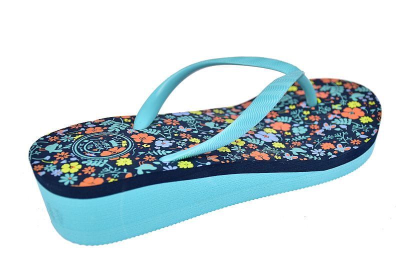 Klapki japonki dziecięce na koturnie B1172 lbl rozm. 28