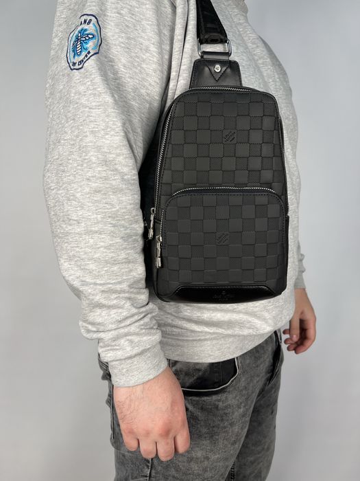 Мужская сумка через плечо Louis Vuitton/ Сумка-слинг/Чоловіча сумка