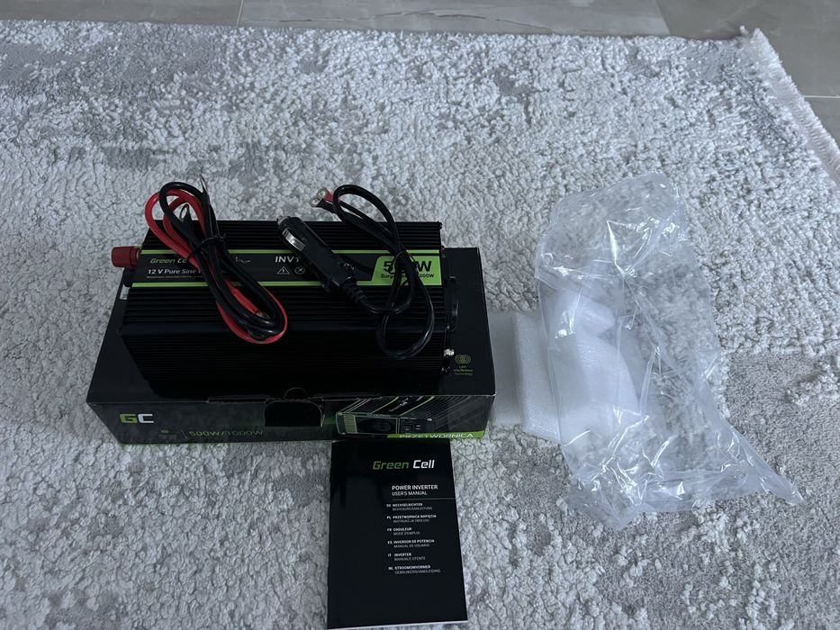 Перетворювач Інвентор чистий синус 12v на 220v 500ВАТ мах 1000ВАТ