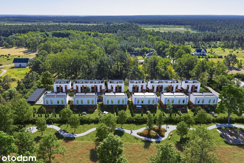Bliźniak z ogrodem i widokiem na las | 73,45 m² | 4 pokoje