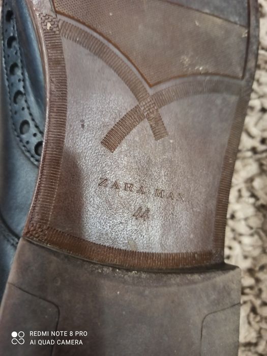 Туфли, ботинки, кожа, Zara men,