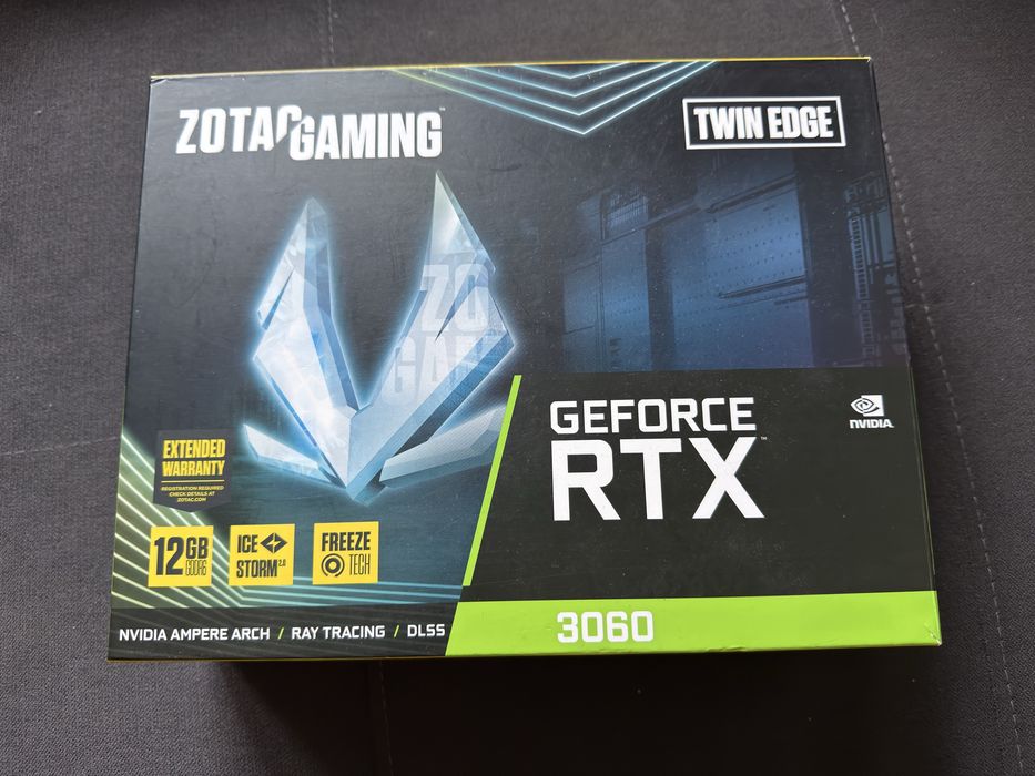 Karta graficzna ZOTAC Gaming GeForce RTX 3060 Twin Edge 12GB GDDR6 | Stan Idealny |