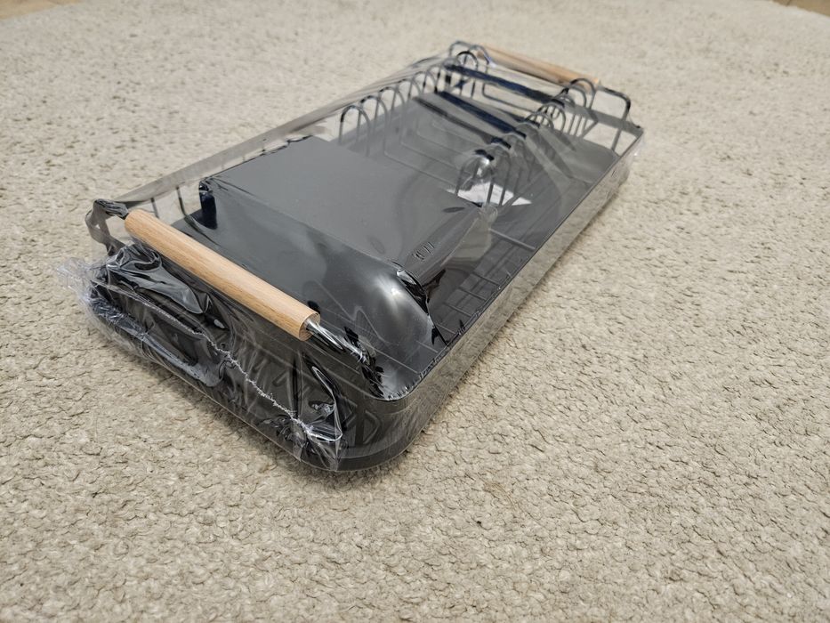 Suszarka na naczynia - wąska czarna