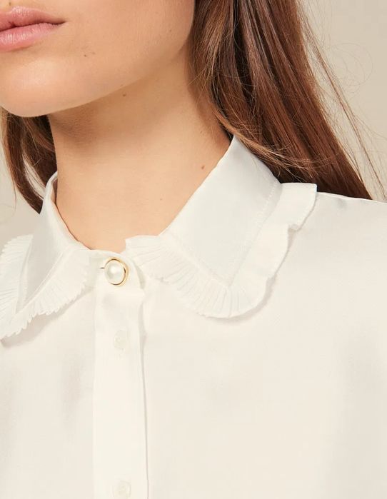 Шикарна шовкова блуза Sandro Paris