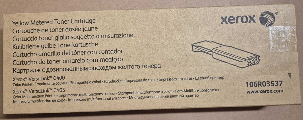 Xerox Versalink C400 C405 toners, caixa de resíduos originais