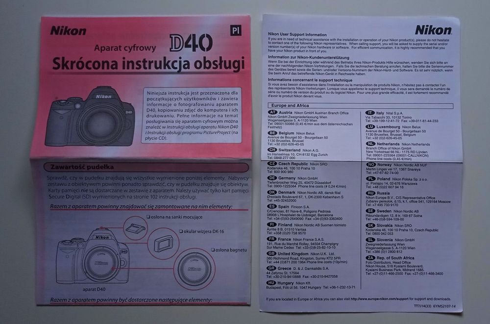 Nikon - lustrzanka z obiektywem