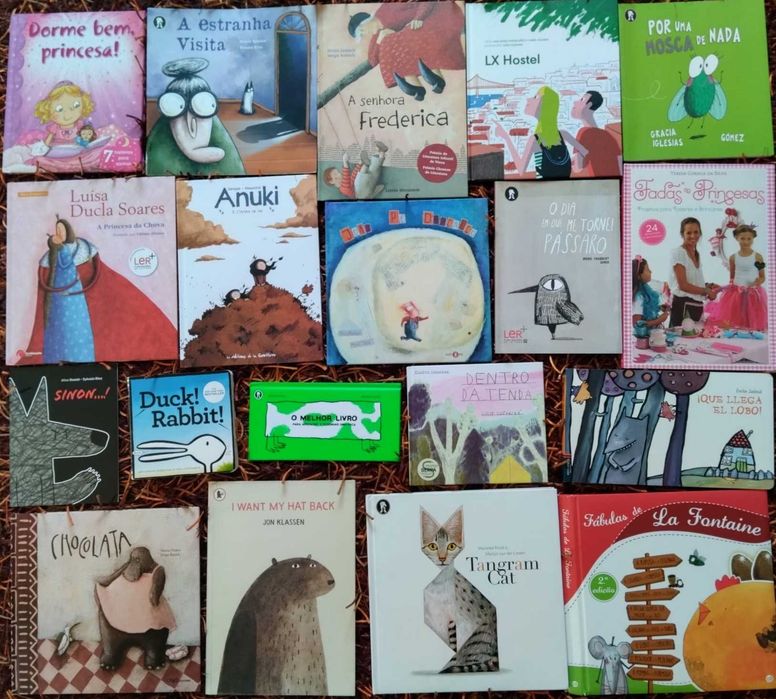 Conjunto de livros infantis