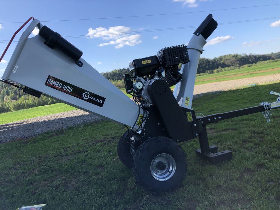 RĘBAK rozdrabniacz LUMAG ciecie 15 CM Z NORWEGII 16km 2024r. Jak NOWY
