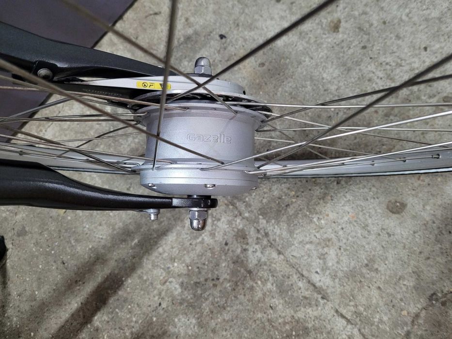 Rower elektryczny GAZELLE ORANGE EXCELLENT 1700 KM 36V Męski 57cm