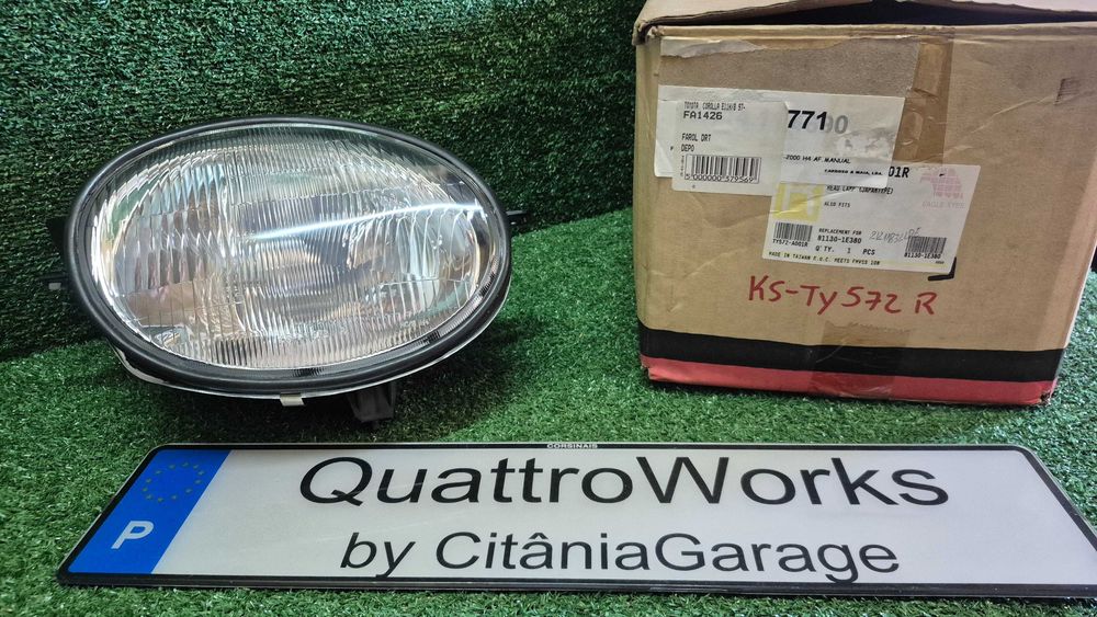 Otica Farol Direito Toyota Corolla E11 Hatchback 1997 a 2000 Ref. KS.TY572R NOVO