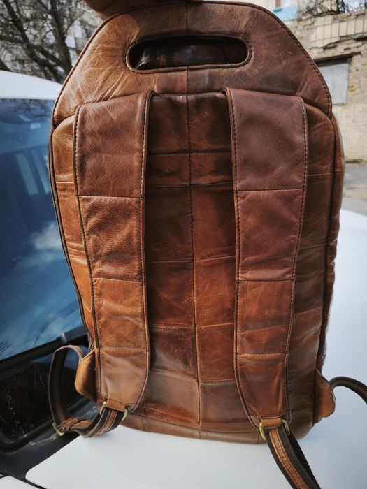 Шкіряний рюкзак, міський
