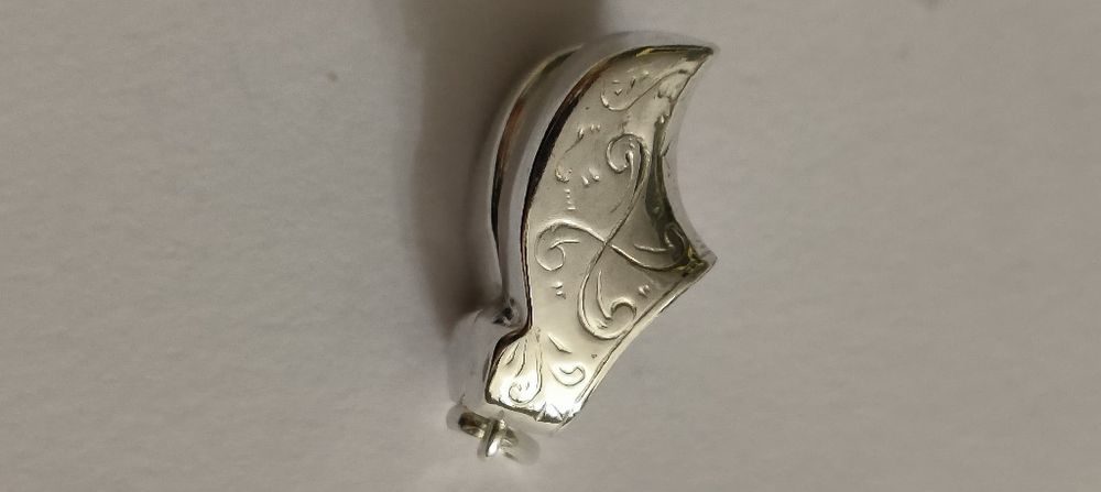 Pendente em prata sapatos