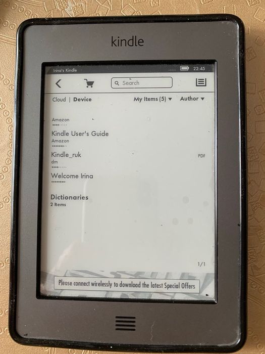 Amazon Kindle Touch 6” Wi-Fi — электронная книга