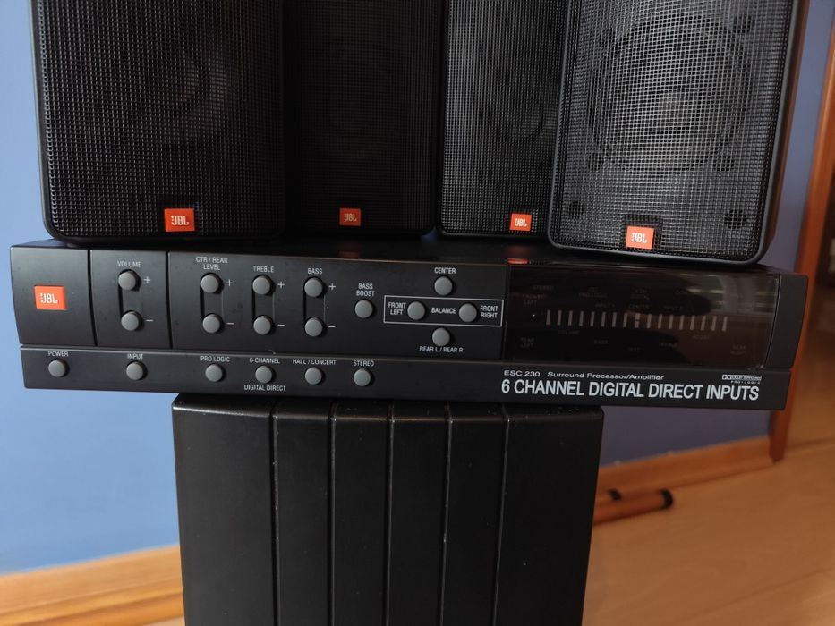JBL 5.1 com amplificador 6 ch digital direct