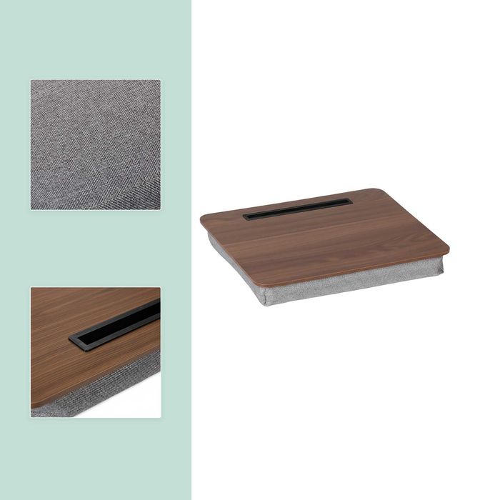 Relaxdays Poduszka Na Laptopa Z Uchwytem Podstawka Na Kolana Do Łóżka Sofa