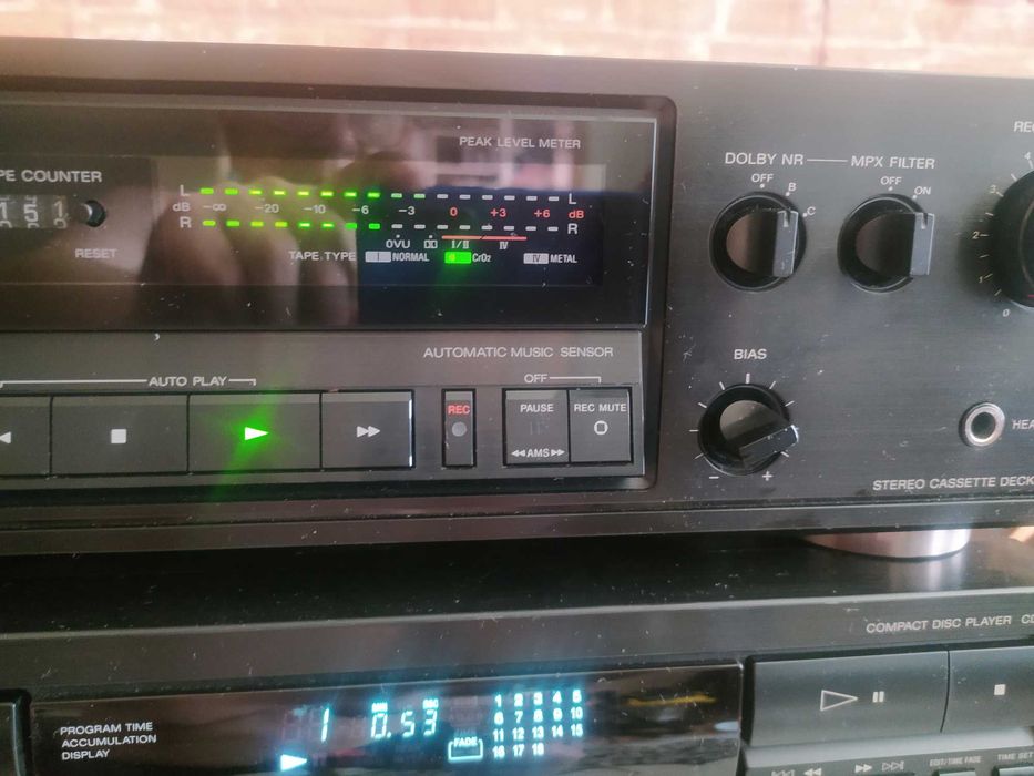 Wieza Sony Amplituner,Cd,Deck
