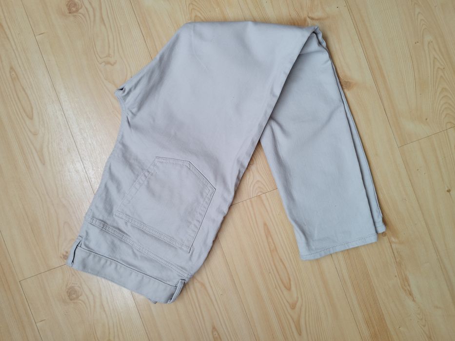 Jeansowe spodnie męskie skinny fit r32