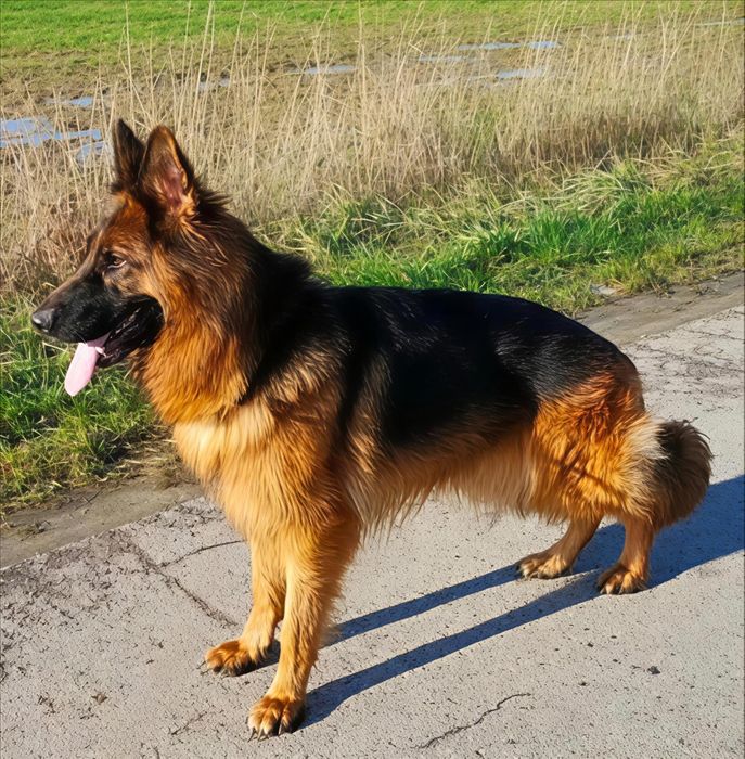 Owczarek niemiecki długowłosy