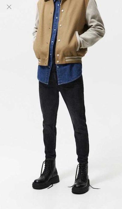 Zara skinny cropped джинси скінні на підлітка 38 eu