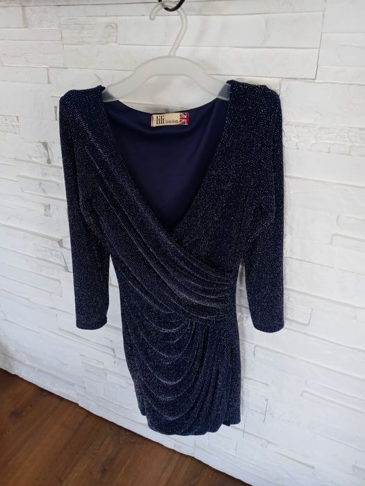 Elegancka sukienka lili london roz 32/34  XXS/XS