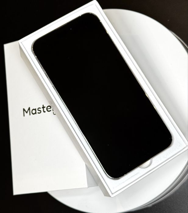 Apple iphone 14 PRO MAX 128gb SILVER 100% bat jak nowy 6msc gwar