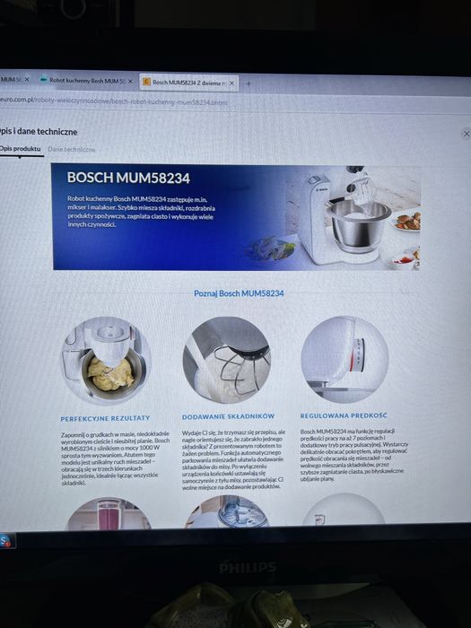 Robot planetarny BOSCH MUM58234 2 misy