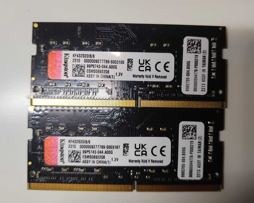 Оперативна пам'ять Kingston Fury Impact SODIMM DDR4-3200 2x8GB