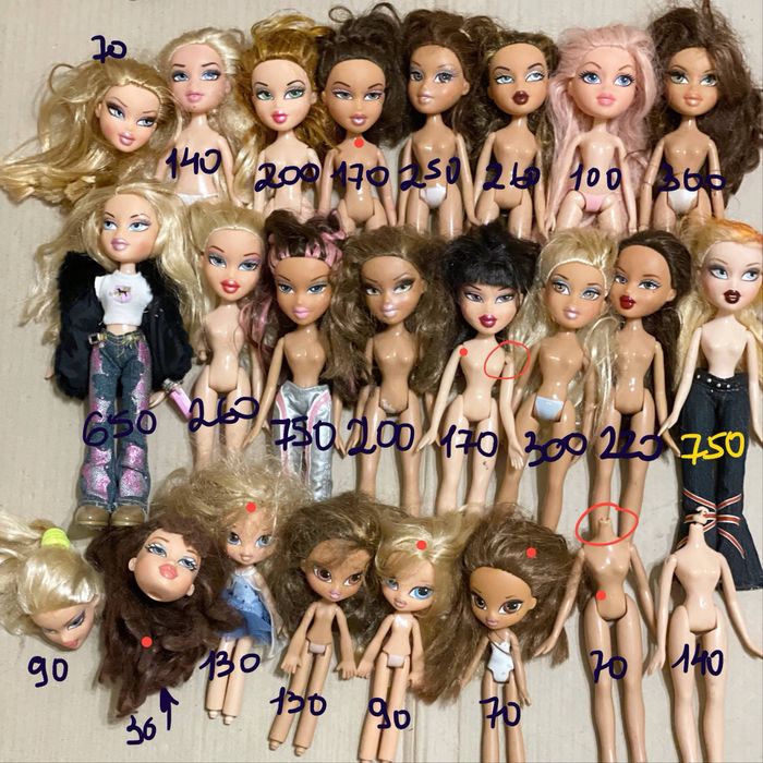 Ляльки Bratz нюд