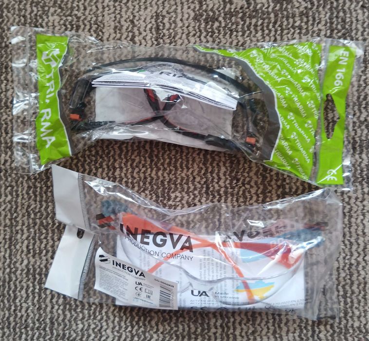 Защитные очки. Triarma, Inegva