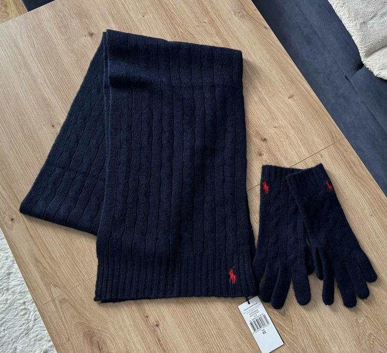 Czapka  rękawiczki Ralph Lauren