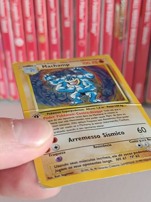 Pokémon TCG Machamp Holo 1999 1° Edição