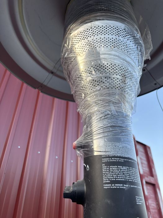 Aquecedor a gás pouco uso