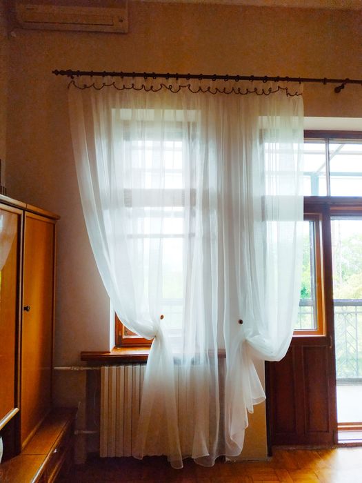 Комплект гардин молочного цвета