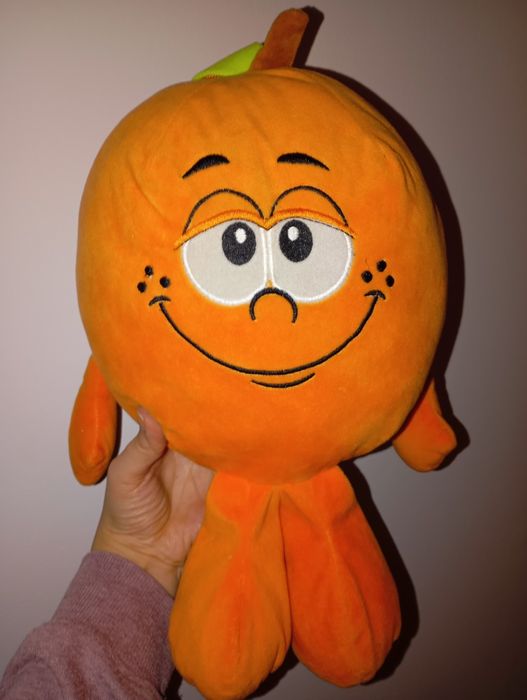 Duża pomarańczowa maskotka