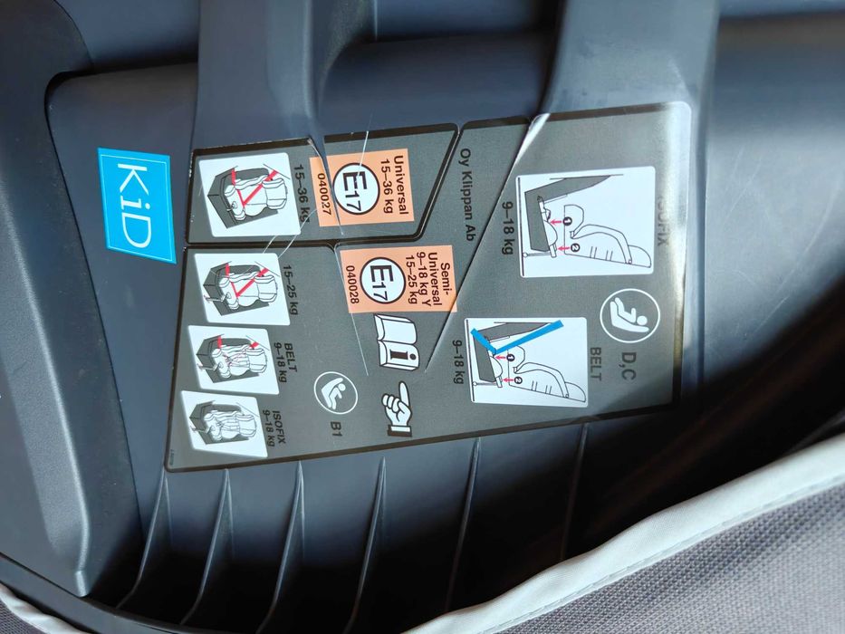 Fotelik Klippan Triofix Comfort 9-36 kg