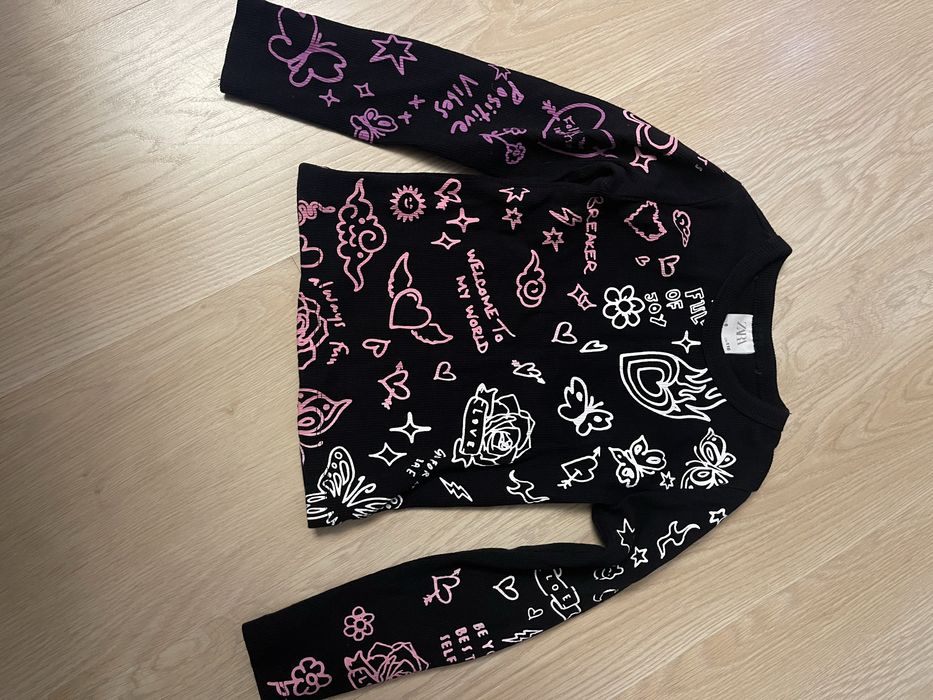 Джинси кльош, кофточка 116 Zara