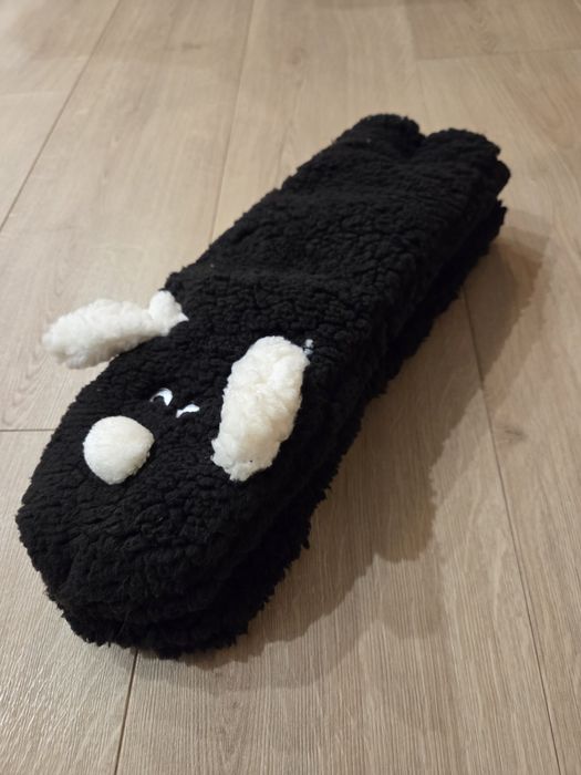 Skarpety ciepłe puchate - pieski, rozmiar uniwersalny