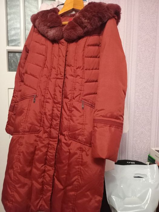 Довгий зимовий  пуховичок
