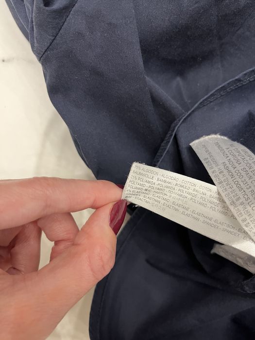 Massimo Dutti koszula granatowa dopasowana slim fit basic 38